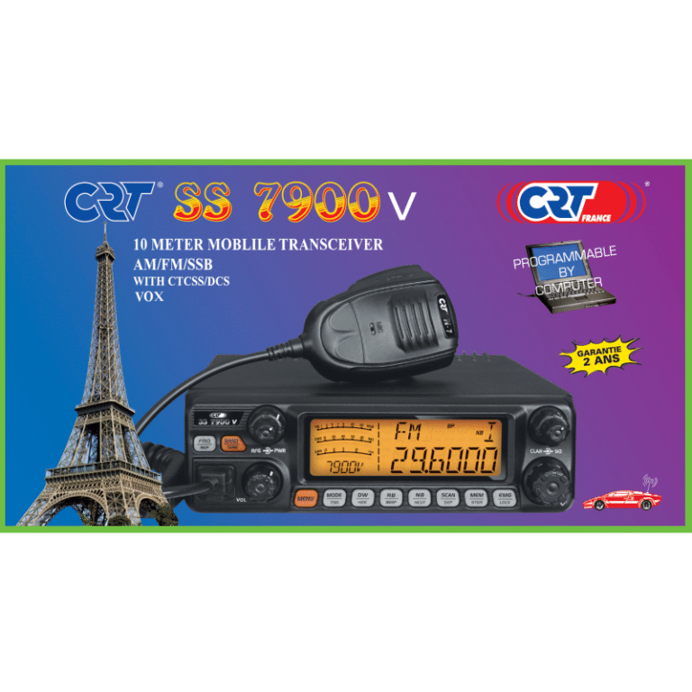 CRT SS-7900V TURBO - Ricetrasmettitore Veicolare HF/CB AM/FM/SSB